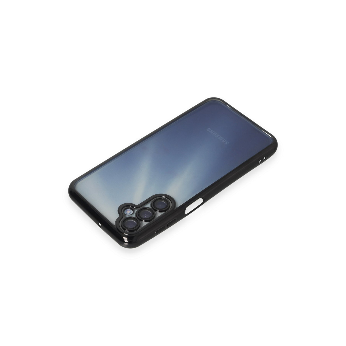 Newface Samsung Galaxy A35 5G Kılıf Razer Lensli Silikon - Siyah — görsel 11