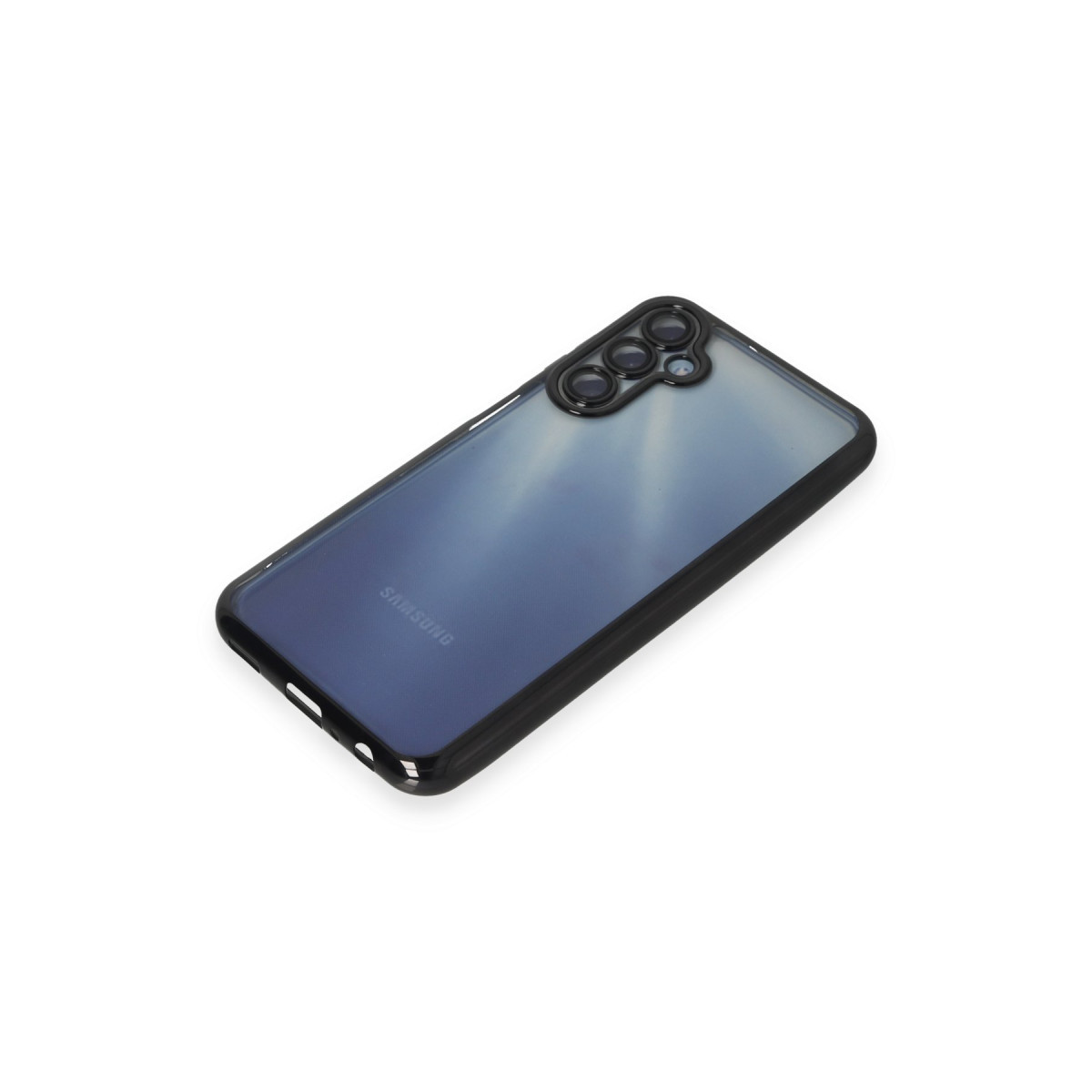 Newface Samsung Galaxy A35 5G Kılıf Razer Lensli Silikon - Siyah — görsel 12