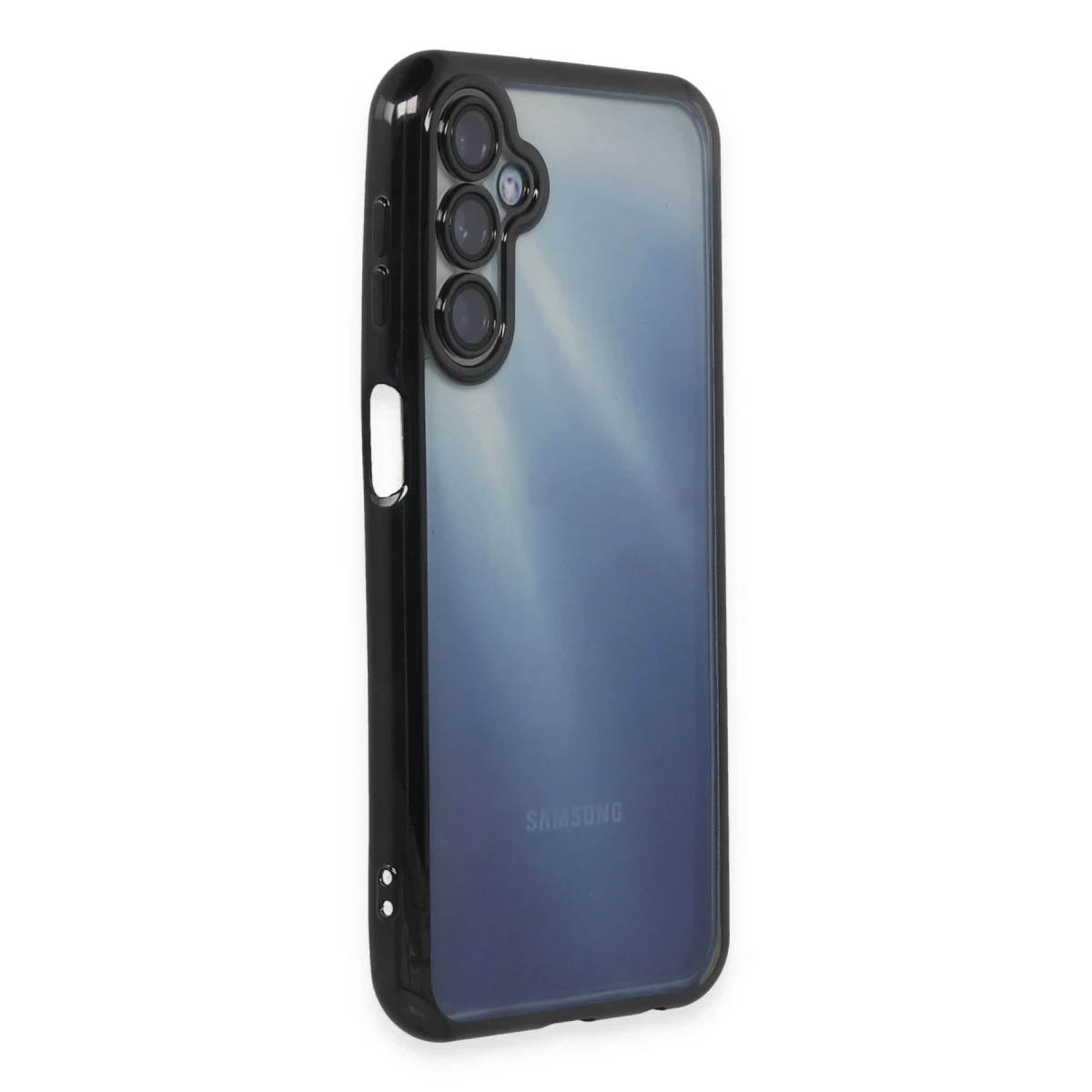 Newface Samsung Galaxy A55 5G Kılıf Razer Lensli Silikon - Siyah — görsel 6