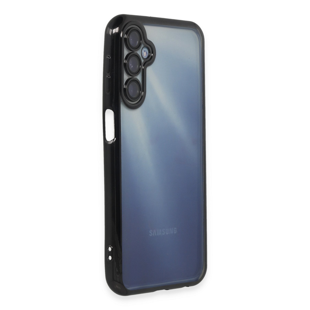 Newface Samsung Galaxy A55 5G Kılıf Razer Lensli Silikon - Siyah — görsel 10