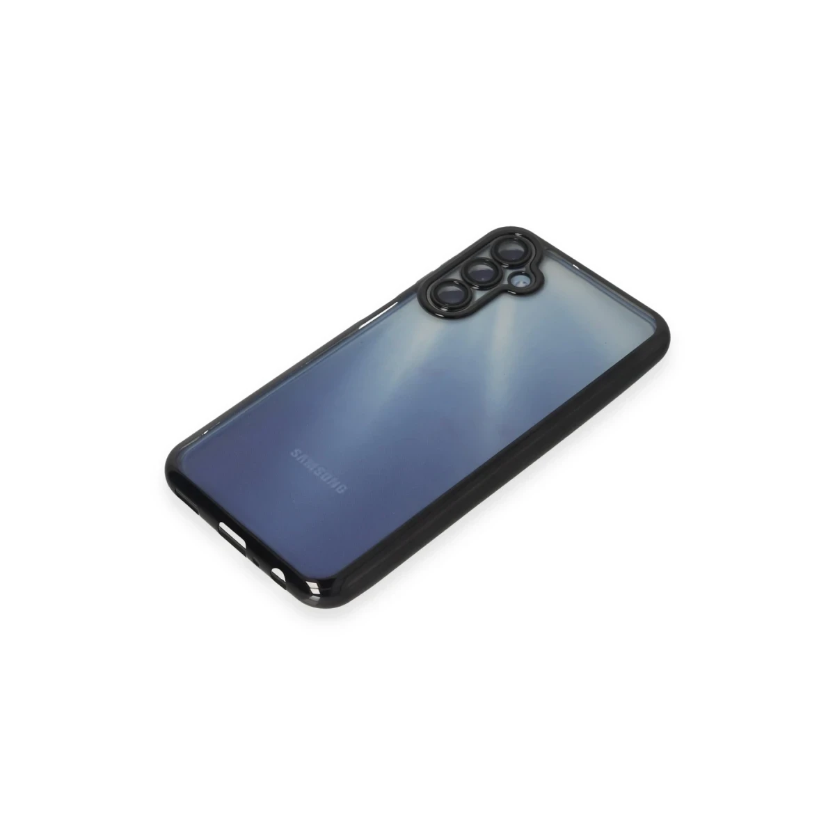 Newface Samsung Galaxy A55 5G Kılıf Razer Lensli Silikon - Siyah — görsel 8