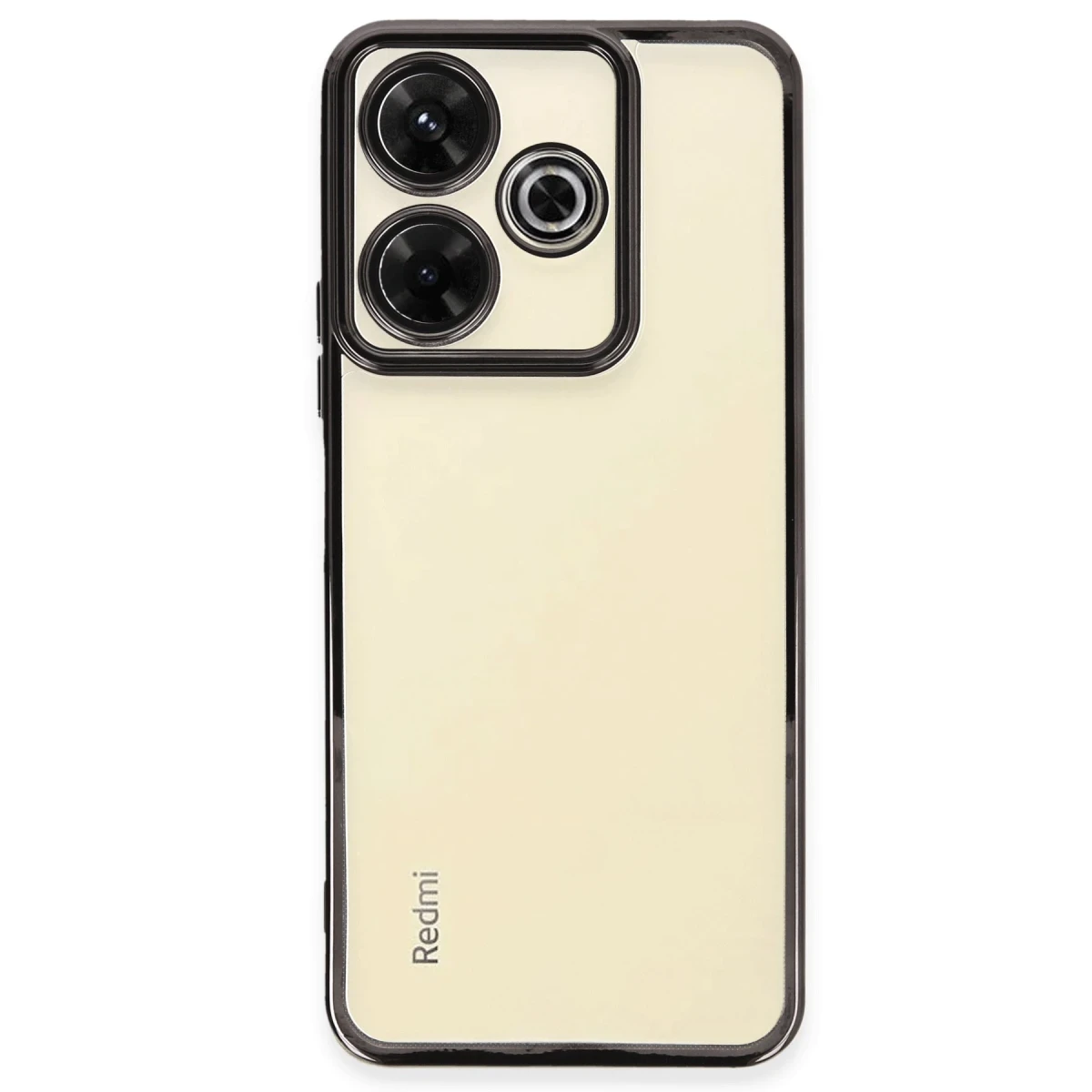Newface Xiaomi Redmi 13 4G Kılıf Razer Lensli Silikon - Siyah — görsel 3
