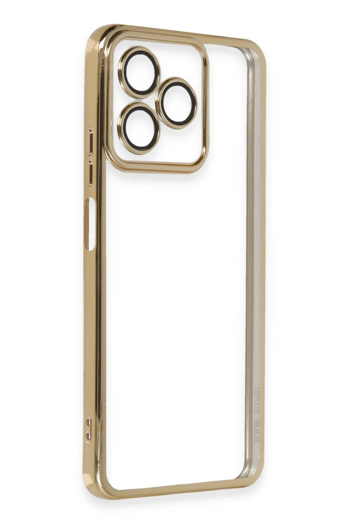Newface Xiaomi Redmi 13 4G Kılıf Razer Lensli Silikon - Gold