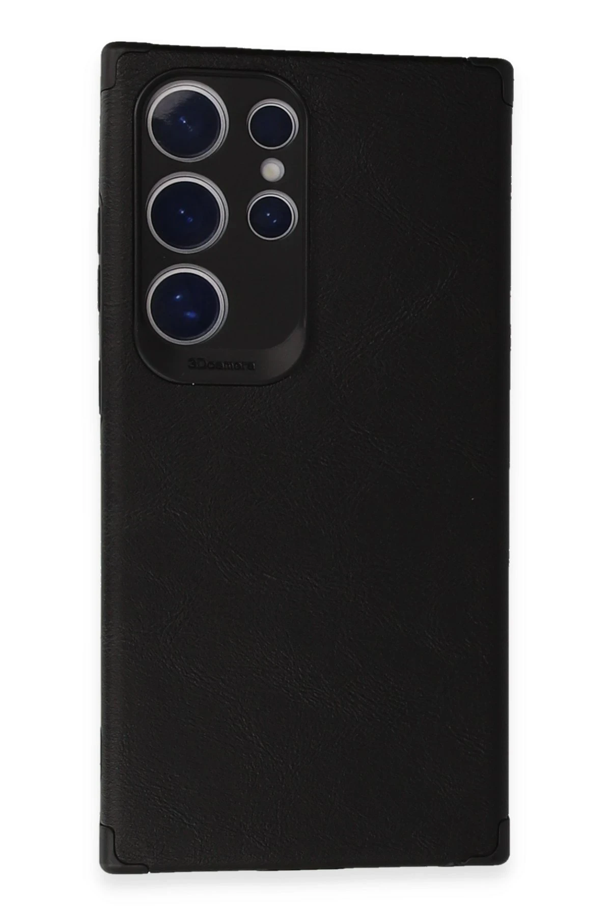 Newface Samsung Galaxy S24 Ultra Kılıf Loop Deri Silikon - Siyah