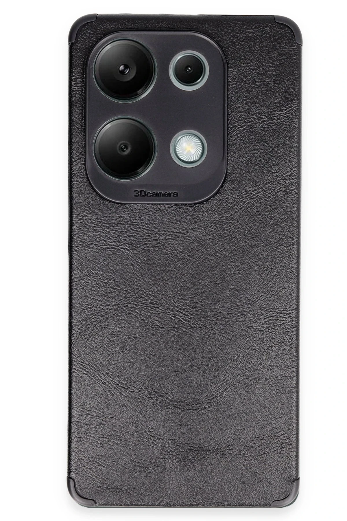 Newface Xiaomi Redmi Note 13 4G Kılıf Loop Deri Silikon - Siyah