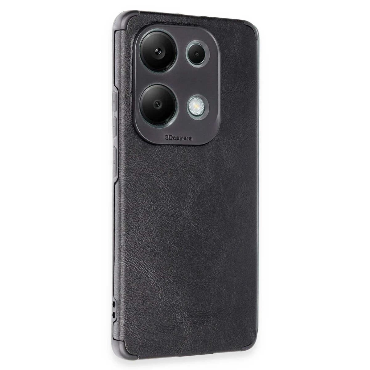 Newface Xiaomi Redmi Note 13 4G Kılıf Loop Deri Silikon - Siyah — görsel 5