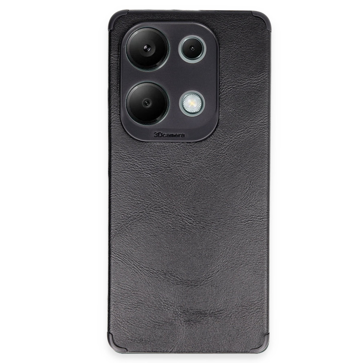 Newface Xiaomi Redmi Note 13 Pro 4G Kılıf Loop Deri Silikon - Siyah — görsel 7