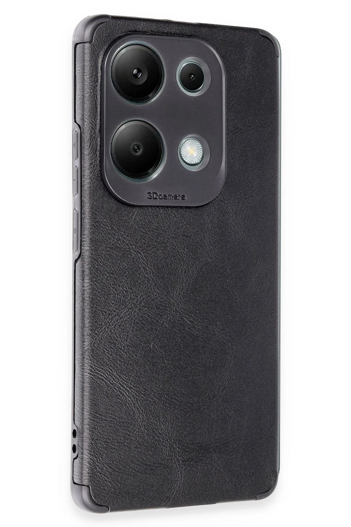Newface Xiaomi Redmi Note 13 Pro 4G Kılıf Loop Deri Silikon - Siyah — görsel 2