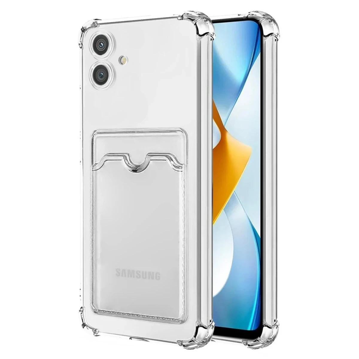 Newface Samsung Galaxy A05 Kılıf Kart Şeffaf Silikon - Şeffaf — görsel 2