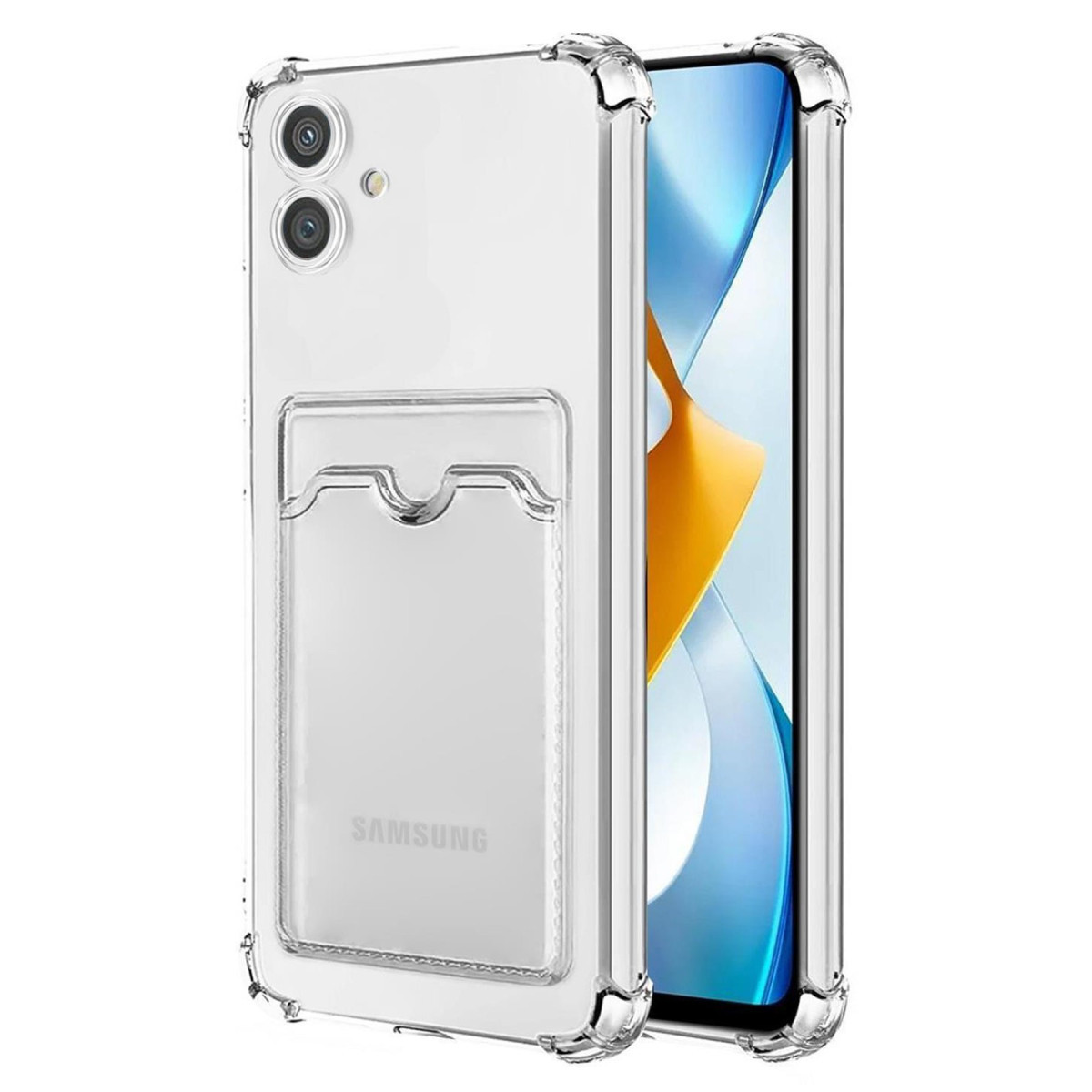 Newface Samsung Galaxy A05 Kılıf Kart Şeffaf Silikon - Şeffaf — görsel 3