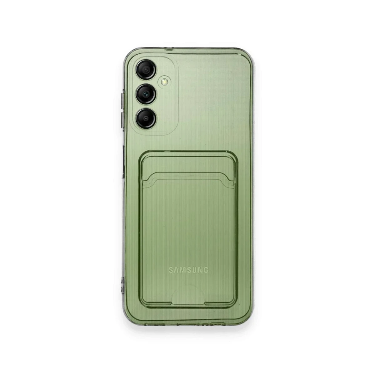 Newface Samsung Galaxy A15 4G Kılıf Kart Şeffaf Silikon - Şeffaf — görsel 5
