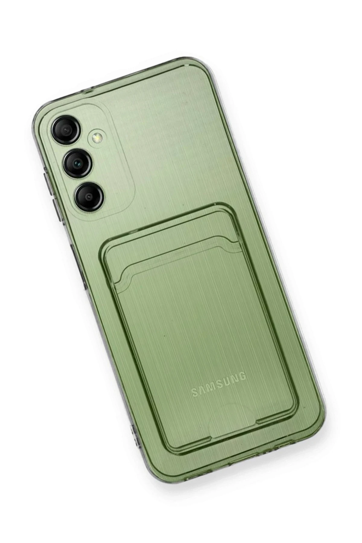 Newface Samsung Galaxy A25 5G Kılıf Kart Şeffaf Silikon - Şeffaf