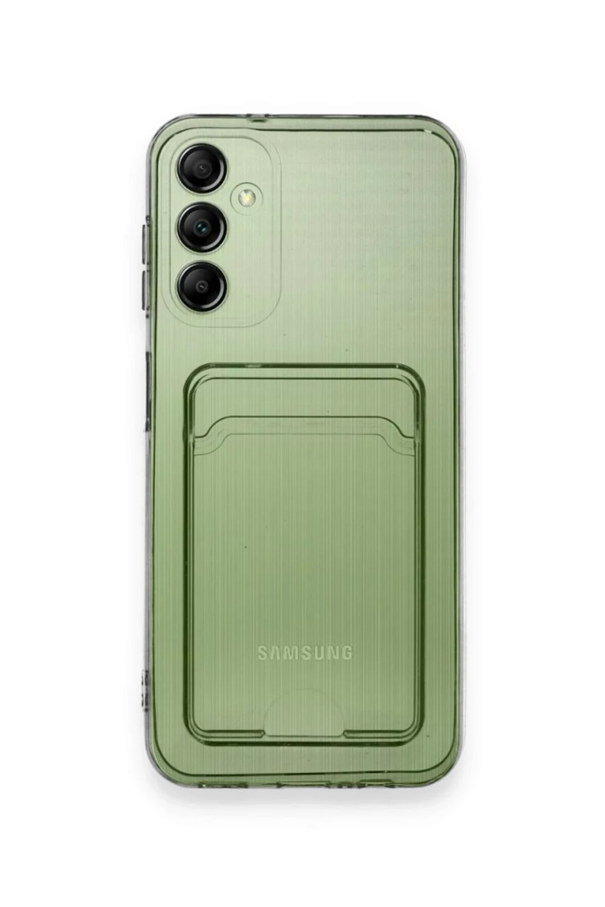 Newface Samsung Galaxy A35 5G Kılıf Kart Şeffaf Silikon - Şeffaf