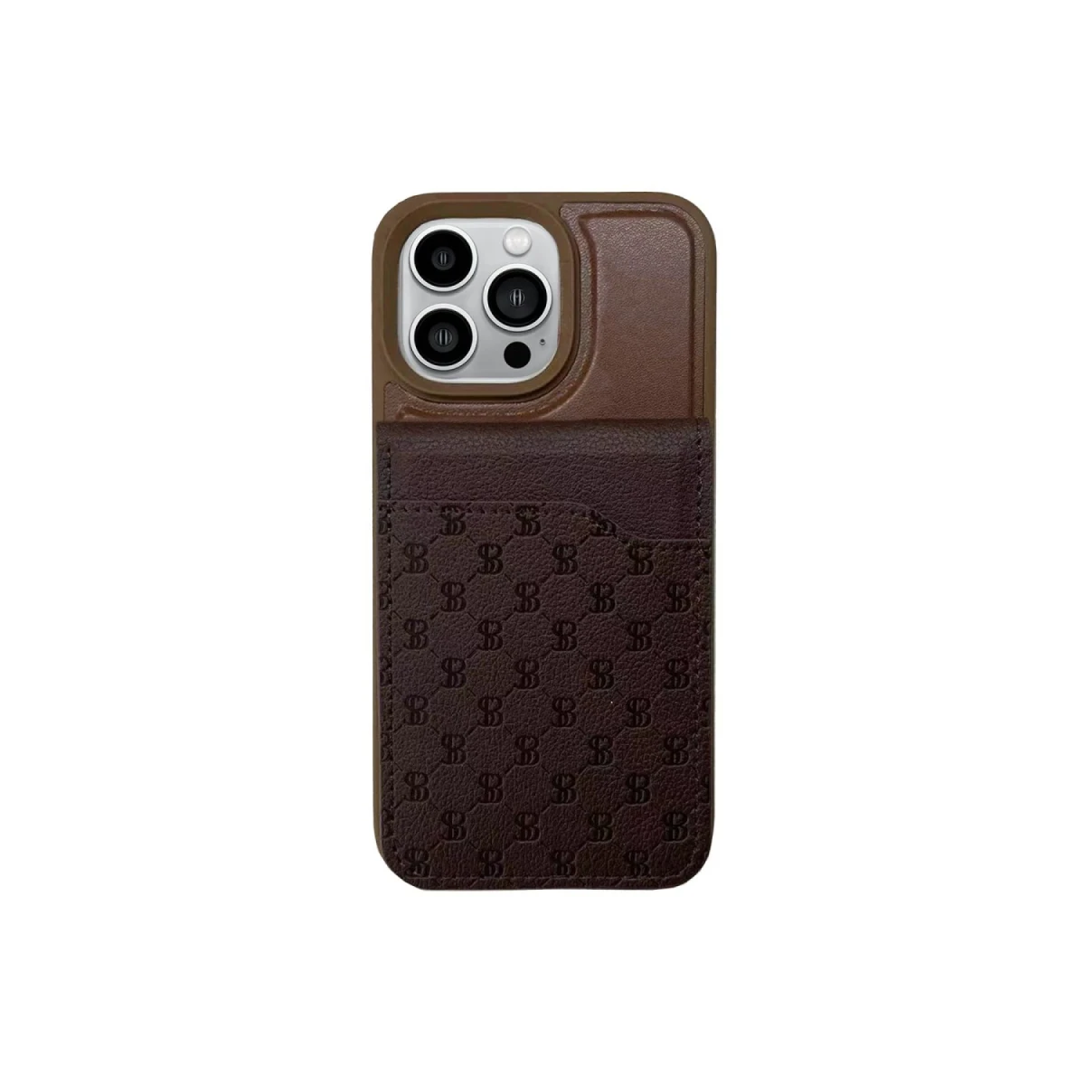 Santa Barbara Polo Racquet Club Apple iPhone 13 Pro Max Timothy Cüzdanlı Standlı Kapak - Kahverengi