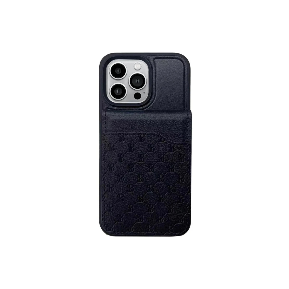 Santa Barbara Polo Racquet Club Apple iPhone 13 Pro Timothy Cüzdanlı Standlı Kapak - Siyah