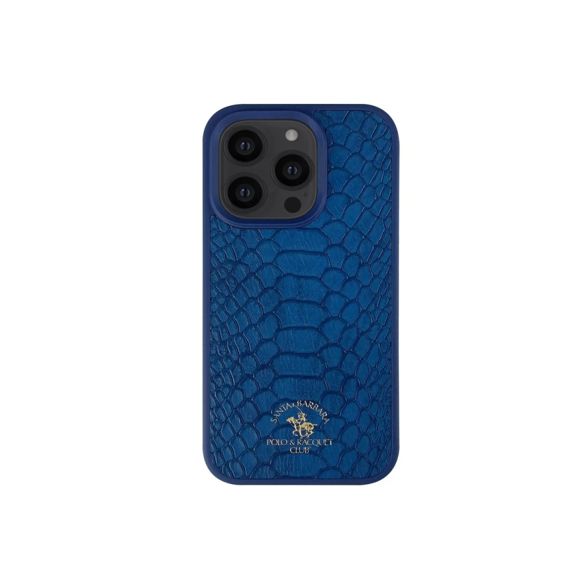 Santa Barbara Polo Racquet Club Apple iPhone 13 Pro Knight Deri Kapak - Lacivert