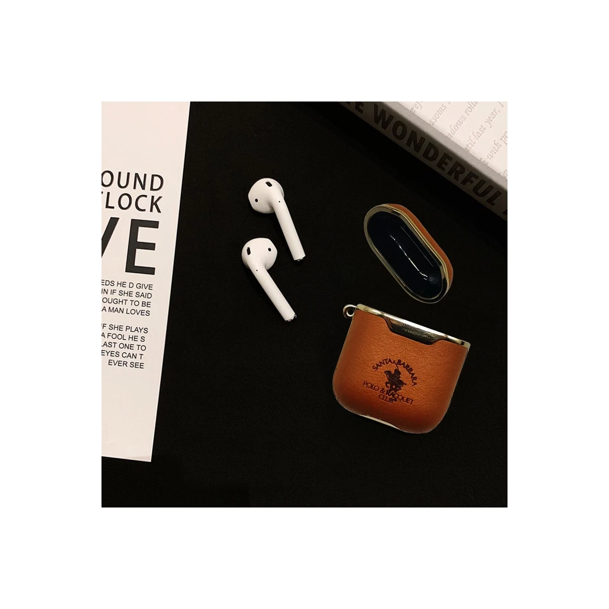 Santa Barbara Polo Racquet Club Apple Airpods (1.nesil) Amaury Kılıf - Kırmızı