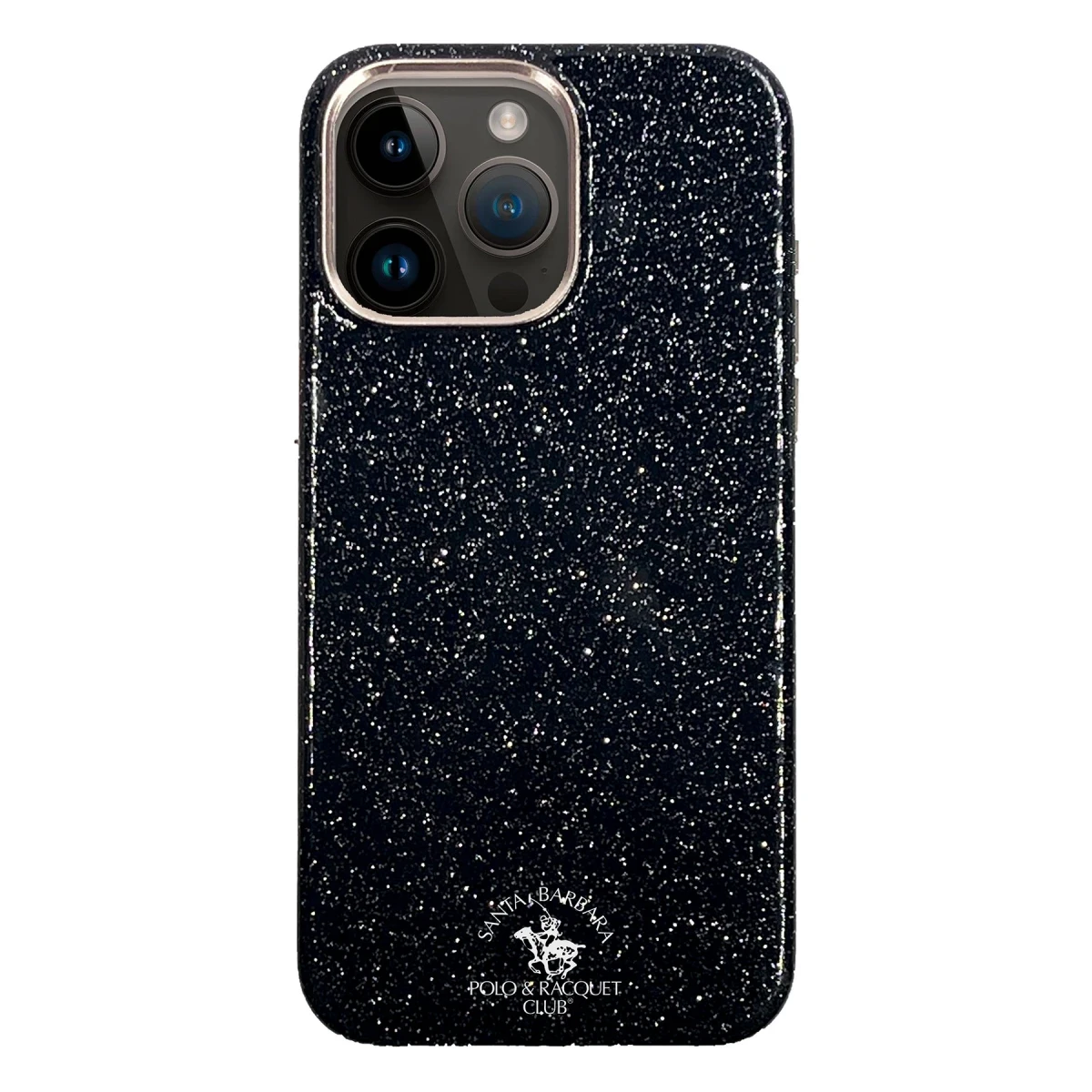 Santa Barbara Polo Racquet Club Apple iPhone 15 Pro Max Aurora Simli Kapak - Siyah