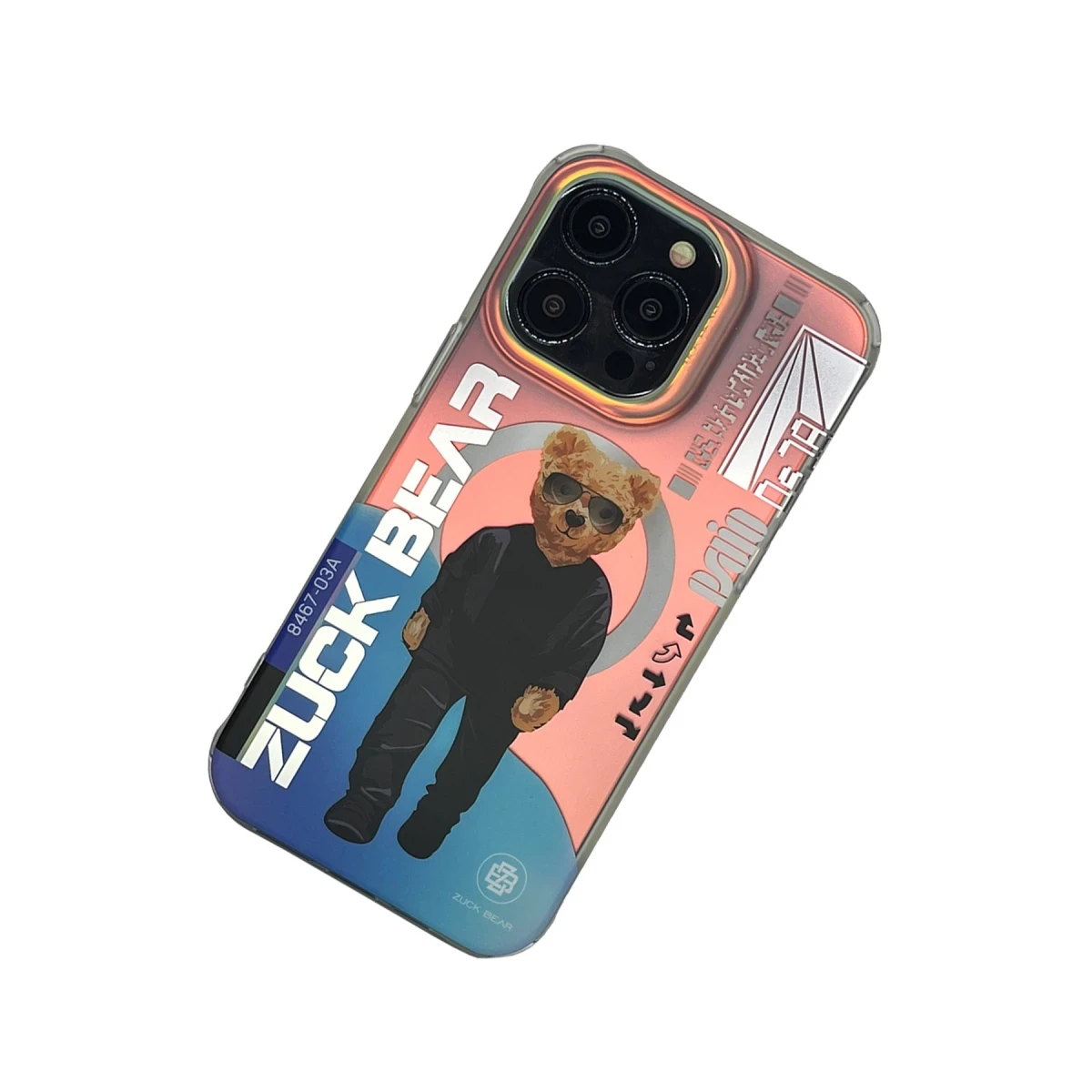 ZuckBear Apple iPhone 15 Pro Berlin Boss Magsafe Kapak - Zwei Charm