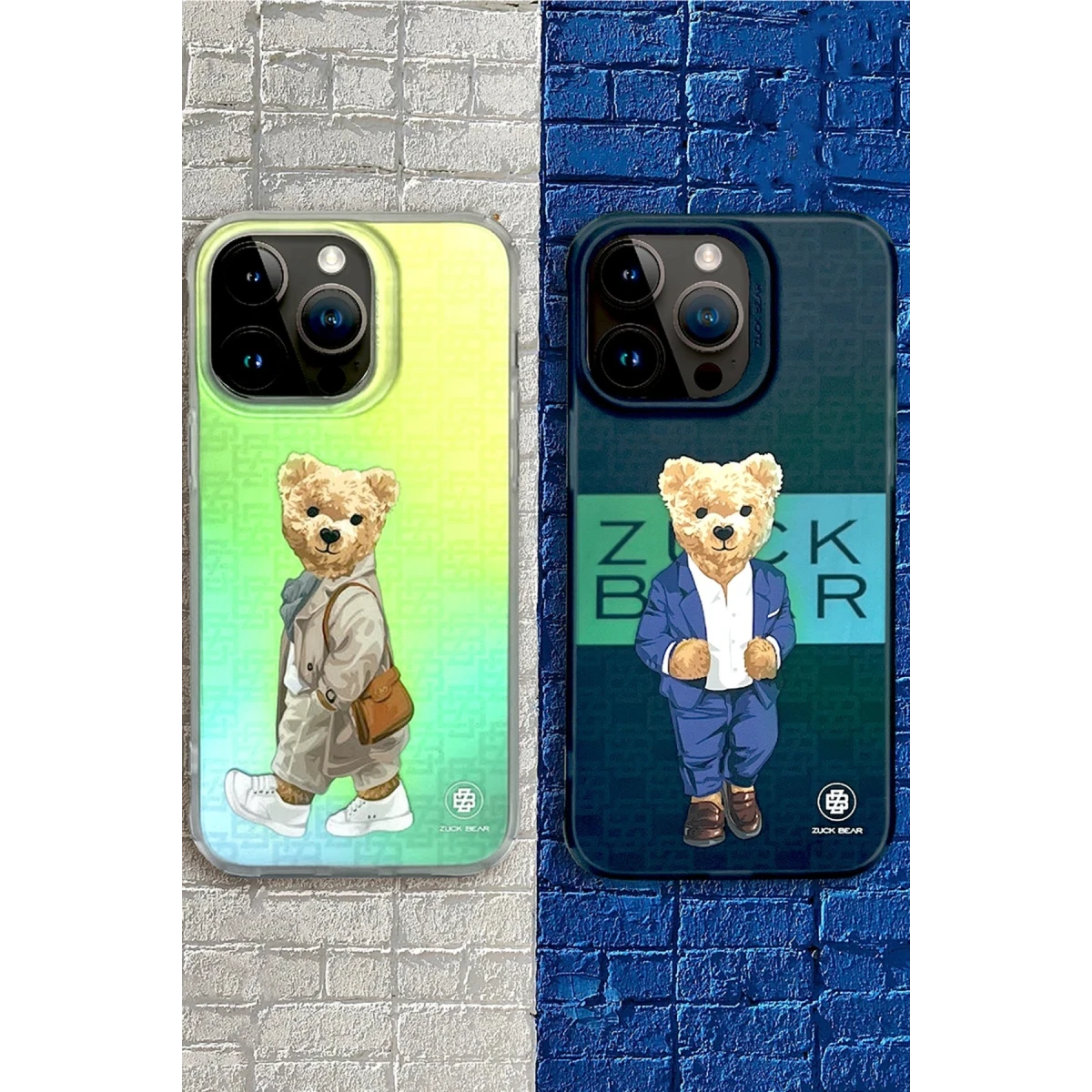 ZuckBear Apple iPhone 15 Pro French Riviera Chic Kapak - Monaco Glitz