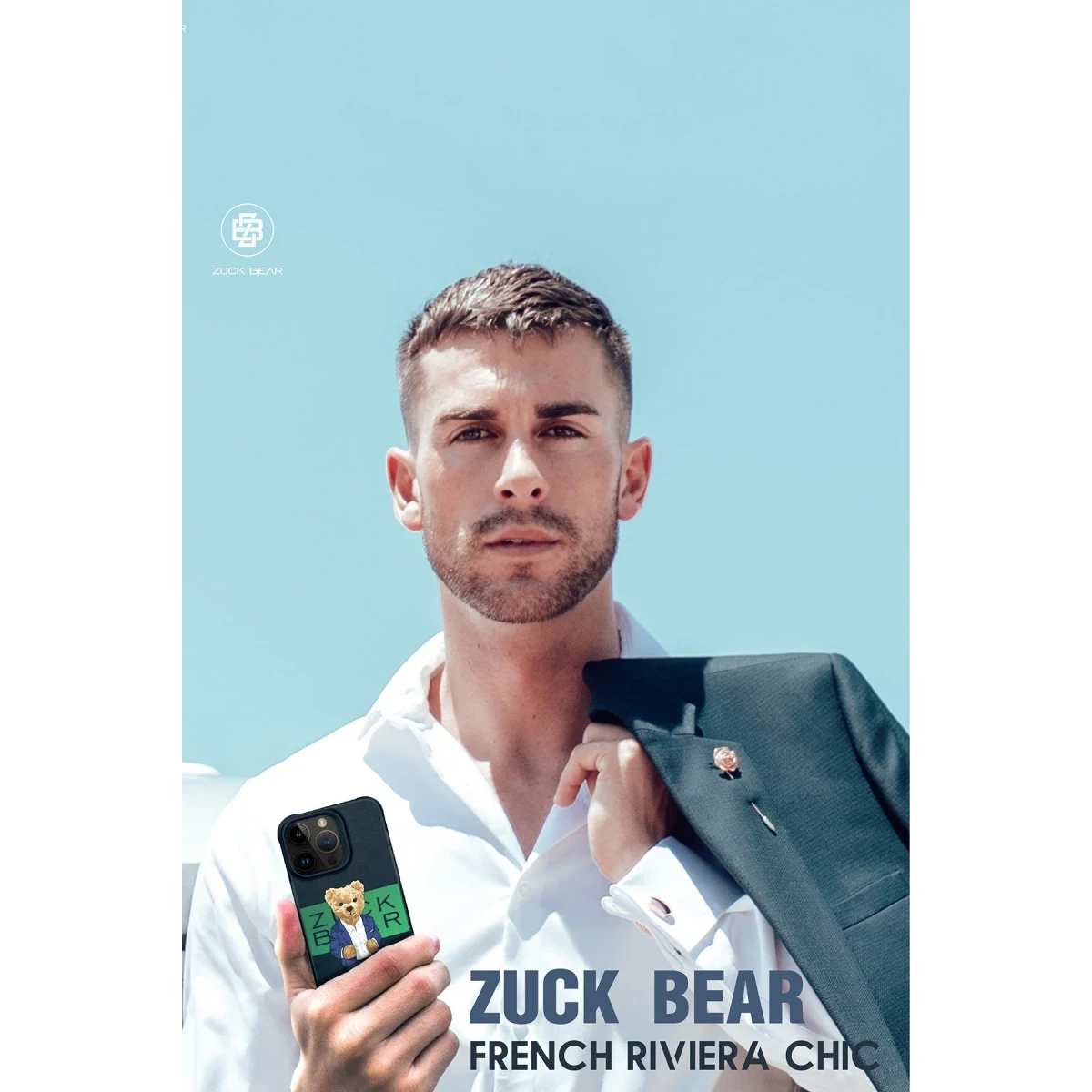 ZuckBear Apple iPhone 15 Pro Max French Riviera Chic Kapak - Saint-Tropez Shimm