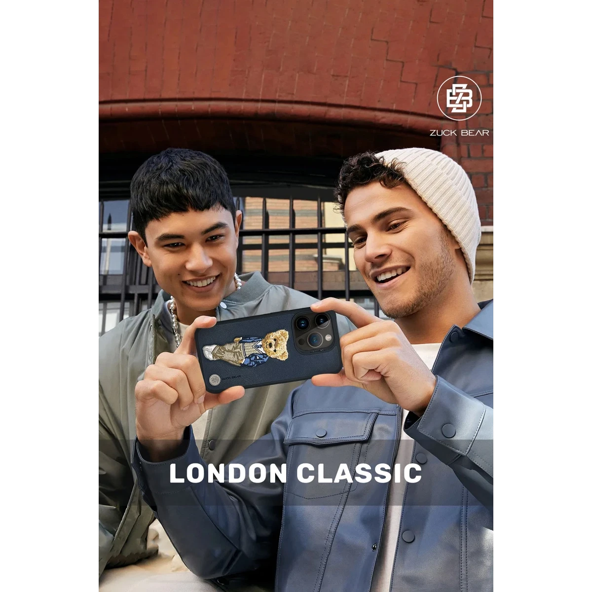 ZuckBear Apple iPhone 15 Pro Max London Classic Kapak - Mayfair Swank