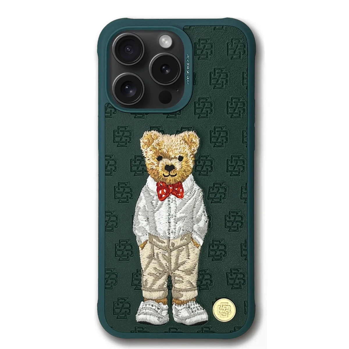 ZuckBear Apple iPhone 15 Pro Max Paris Gentleman Kapak - Bow Tie