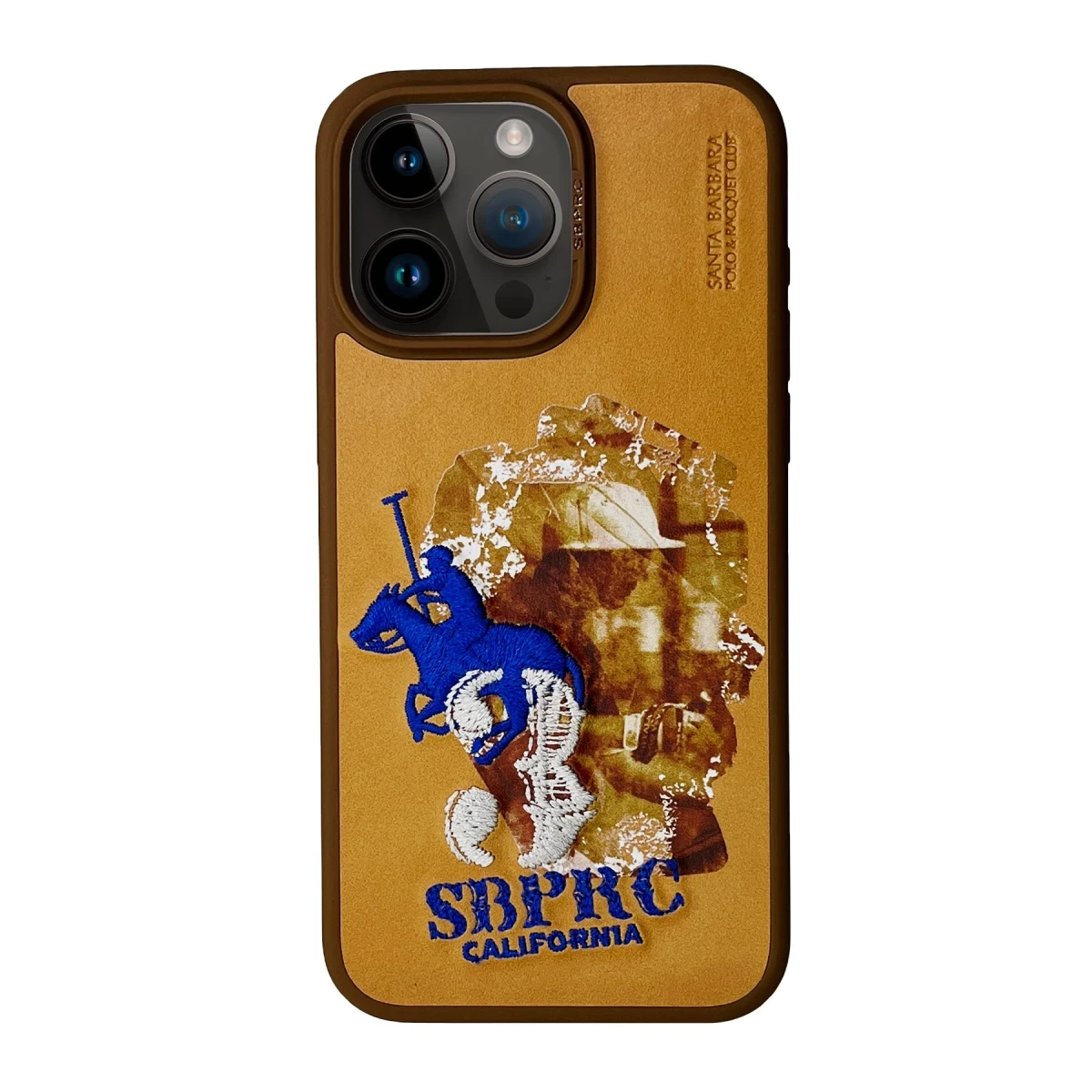 Santa Barbara Polo Racquet Club Apple iPhone 15 Pro Max Marcus Kapak - Kahverengi