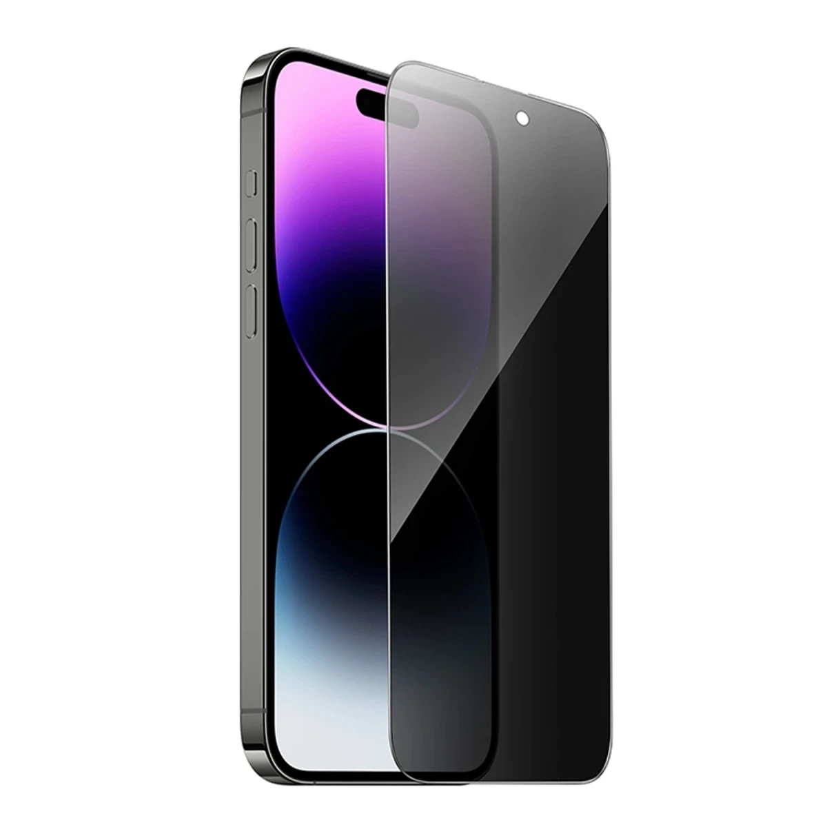 Hoco. Apple iPhone 14 Pro 9D Dustproof Hayalet Cam Ekran Koruyucu - Siyah