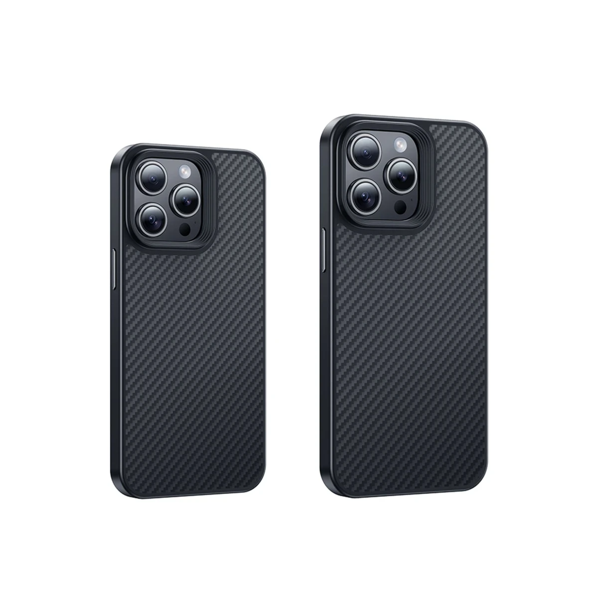 Hoco. Apple iPhone 15 Pro Max Knight Kevlar Magsafe Kapak - Siyah