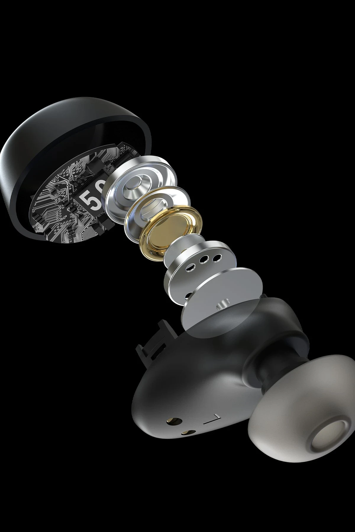 Tozo Agile Dots Ultra Hafif Bluetooth 5.3 Kablosuz TWS Airpods Kulaklık - Siyah — görsel 5