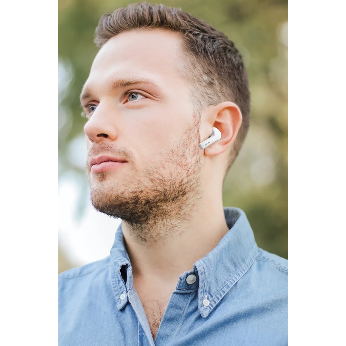 Tozo A3 Çağrı Gürültü Engelleyici Özellikli Ultra Hafif Bluetooth 5.3 Kablosuz TWS Airpods Kulaklık - Beyaz — görsel 8