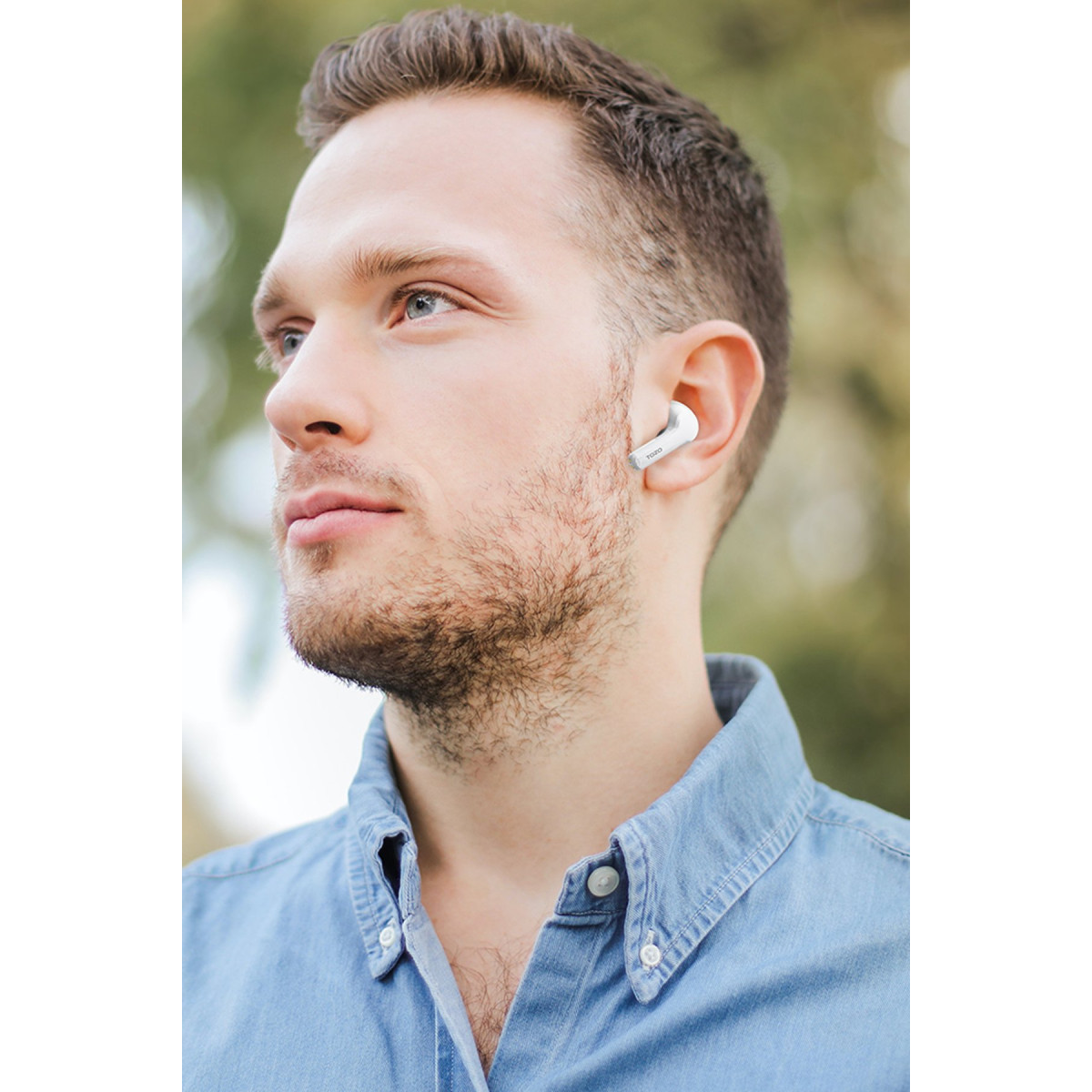 Tozo A3 Çağrı Gürültü Engelleyici Özellikli Ultra Hafif Bluetooth 5.3 Kablosuz TWS Airpods Kulaklık - Beyaz — görsel 12