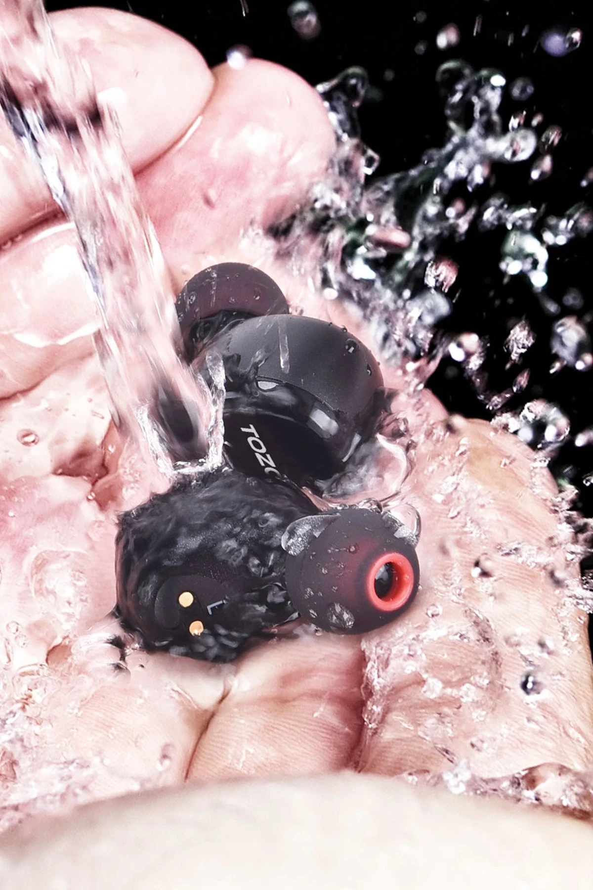 Tozo T6S Ultra Hafif IPX8 Su Geçirmez Bluetooth 5.3 Kablosuz Airpods Kulaklık - Siyah — görsel 3