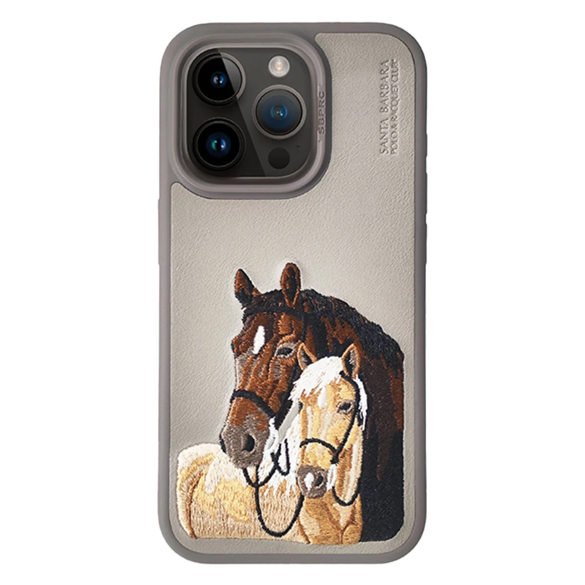 Santa Barbara Polo Racquet Club Apple iPhone 15 Pro Max Isidore Kapak - Titan Gri