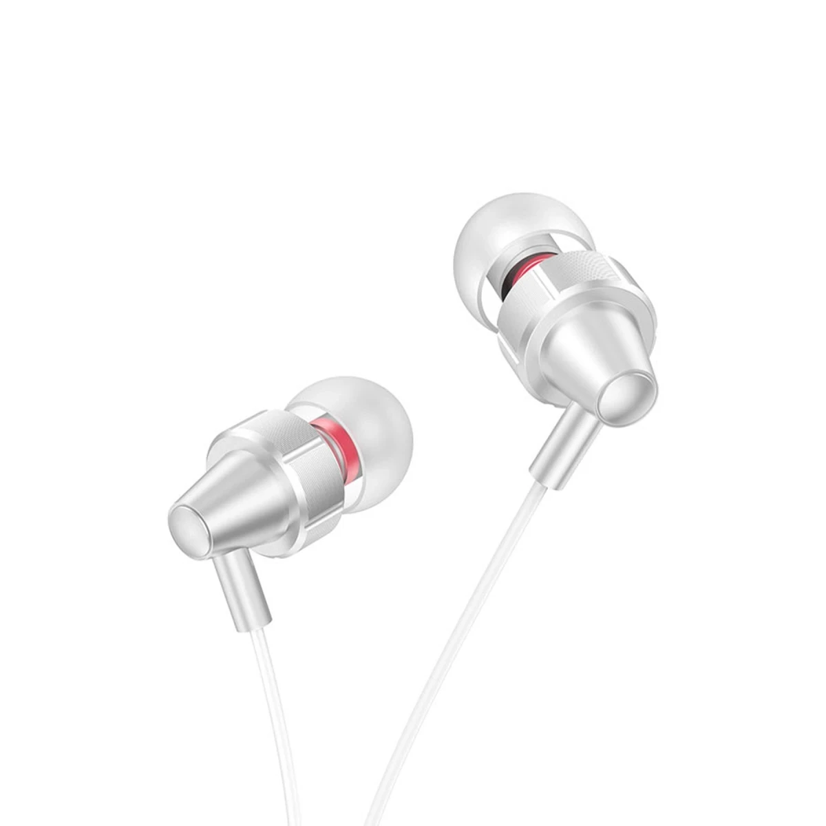 Hoco. M90 Delight 1.2M Type-C Dijital Mikrofonlu Kablolu Kulaklık - Gümüş