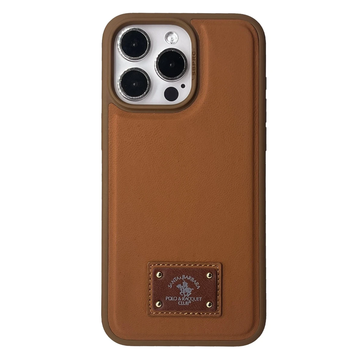 Santa Barbara Polo Racquet Club Apple iPhone 15 Pro Max Gilbert Kapak - Kahverengi