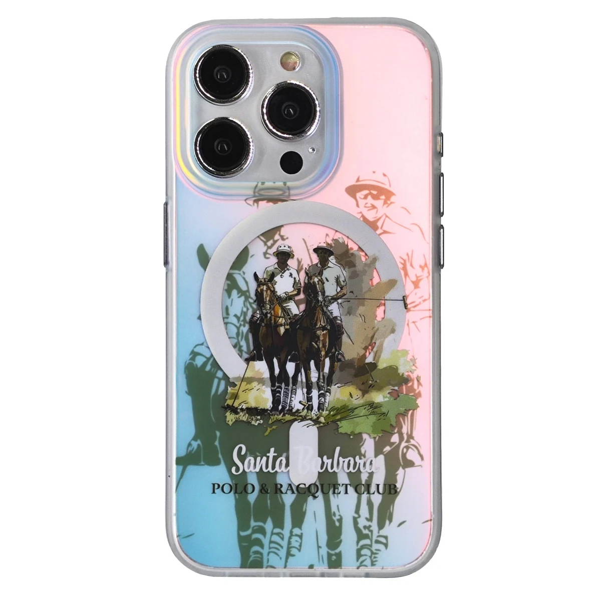 Santa Barbara Polo Racquet Club Apple iPhone 15 Pro Max Carter Magsafe Kapak - Player