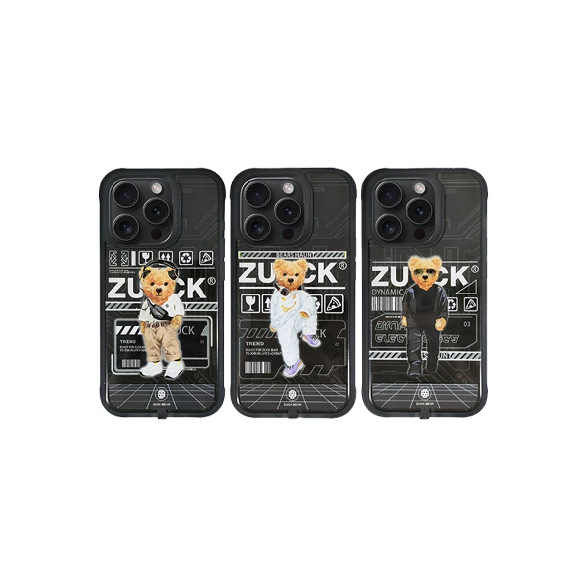 ZuckBear Apple iPhone 15 Pro Colby Light Kapak - Charm