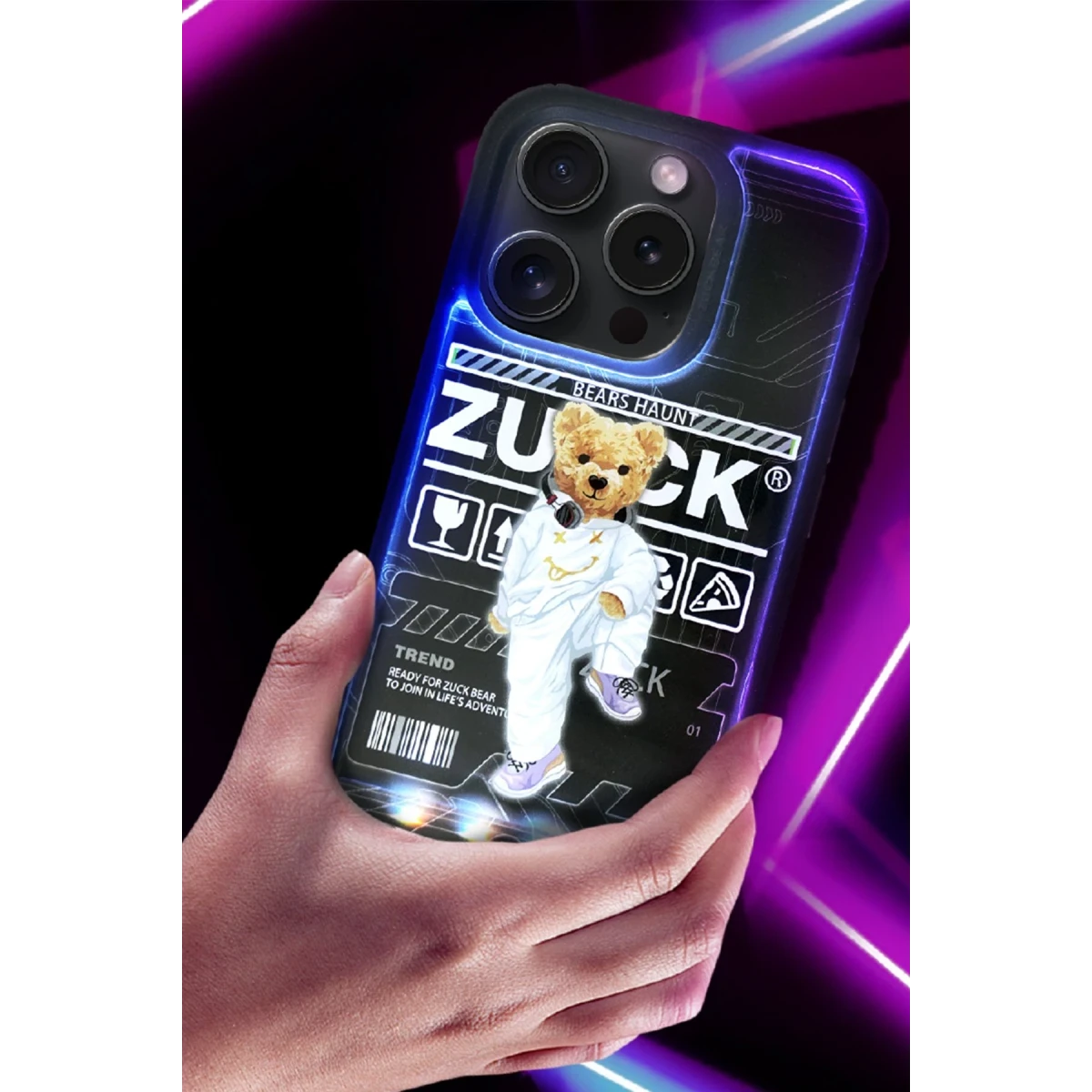 ZuckBear Apple iPhone 15 Pro Colby Light Kapak - Energy
