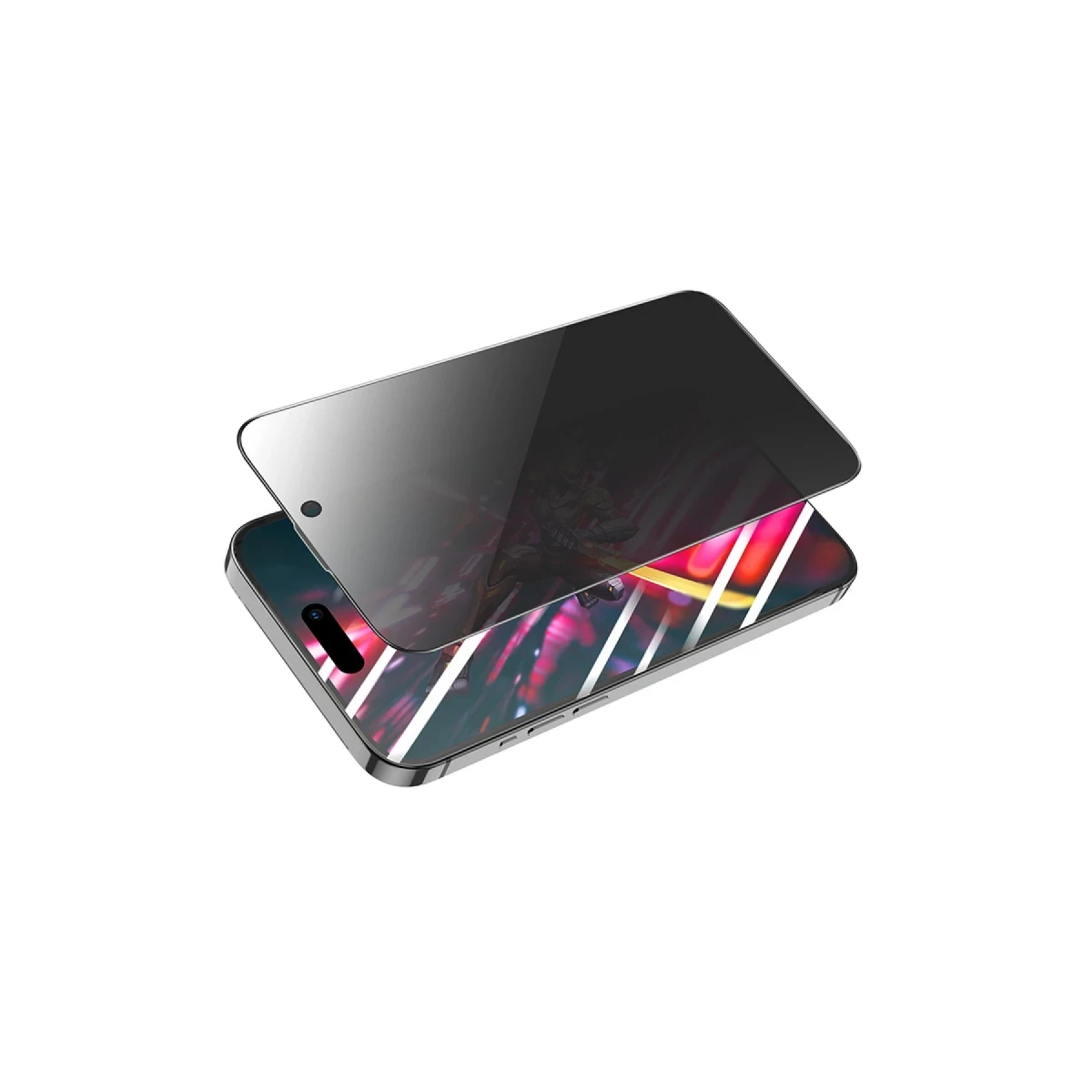 Hoco. Apple iPhone 16 Pro 9D Dustproof Hayalet Cam Ekran Koruyucu - Siyah