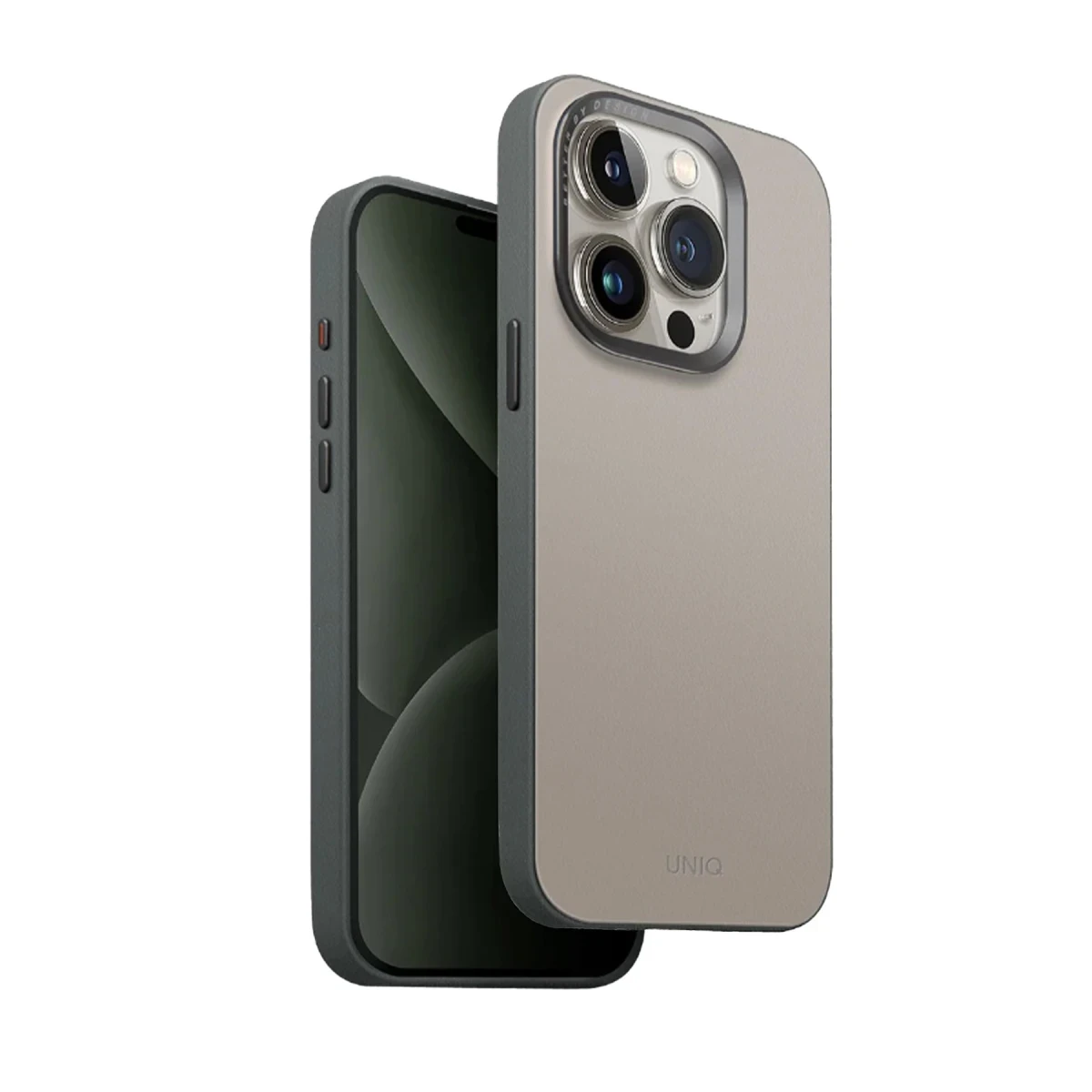 Uniq Apple iPhone 15 Pro Max Lyden DS Magsafe Kapak - Bej