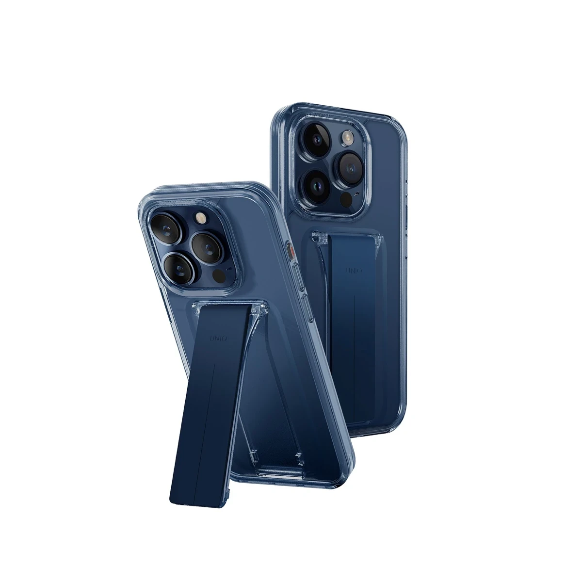 Uniq Apple iPhone 15 Pro Heldro Mount Standlı Kapak - Lacivert