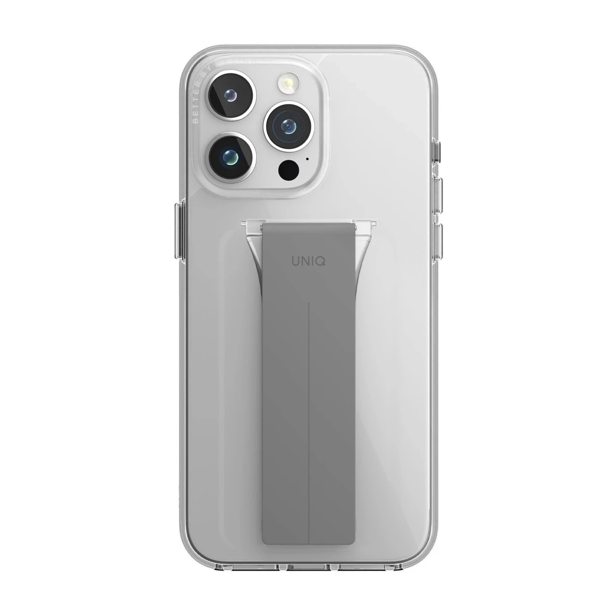 Uniq Apple iPhone 15 Pro Max Heldro Mount Standlı Kapak - Şeffaf