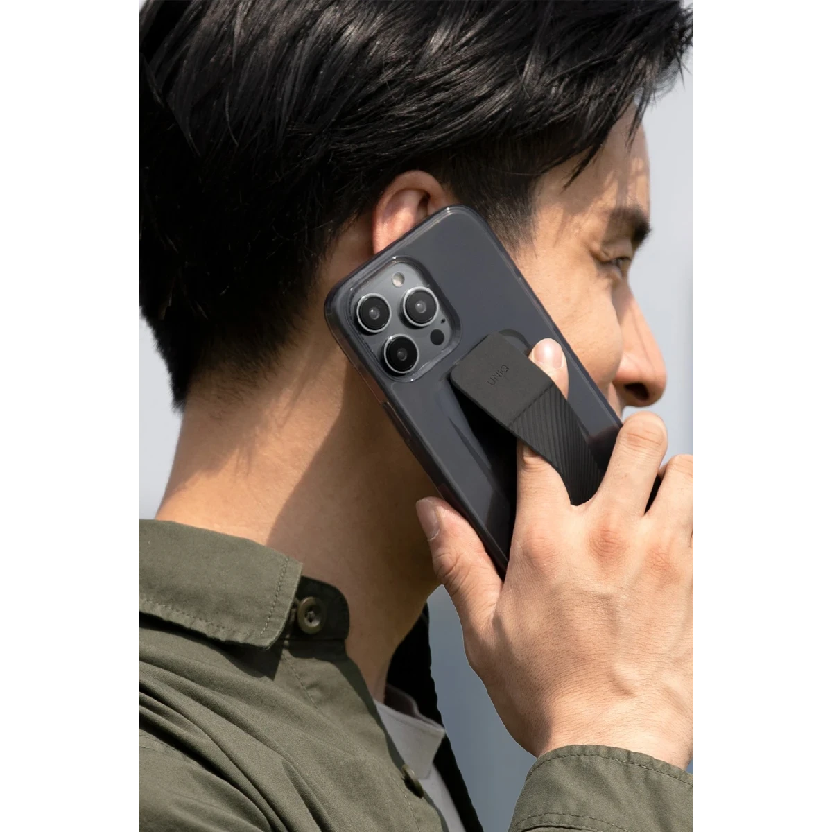 Uniq Apple iPhone 14 Pro Heldro Mount Kapak - Gökkuşağı