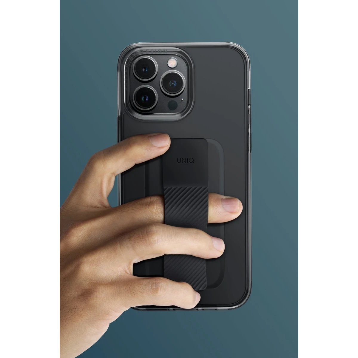 Uniq Apple iPhone 14 Pro Heldro Mount Kapak - Derin Mor