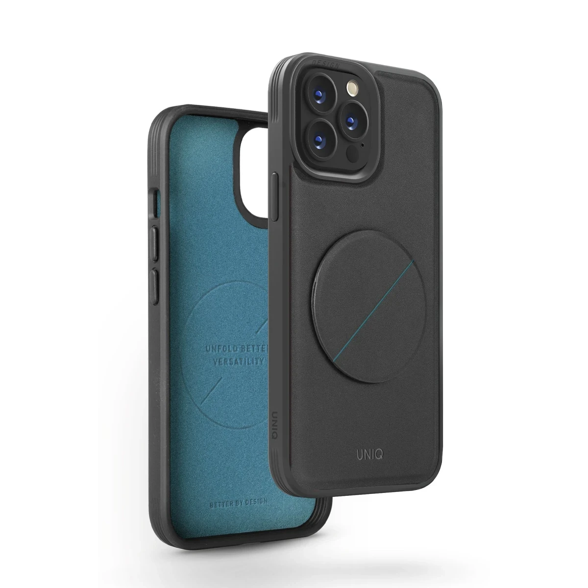 Uniq Apple iPhone 14 Pro Max Novo Standlı Kapak - Gri