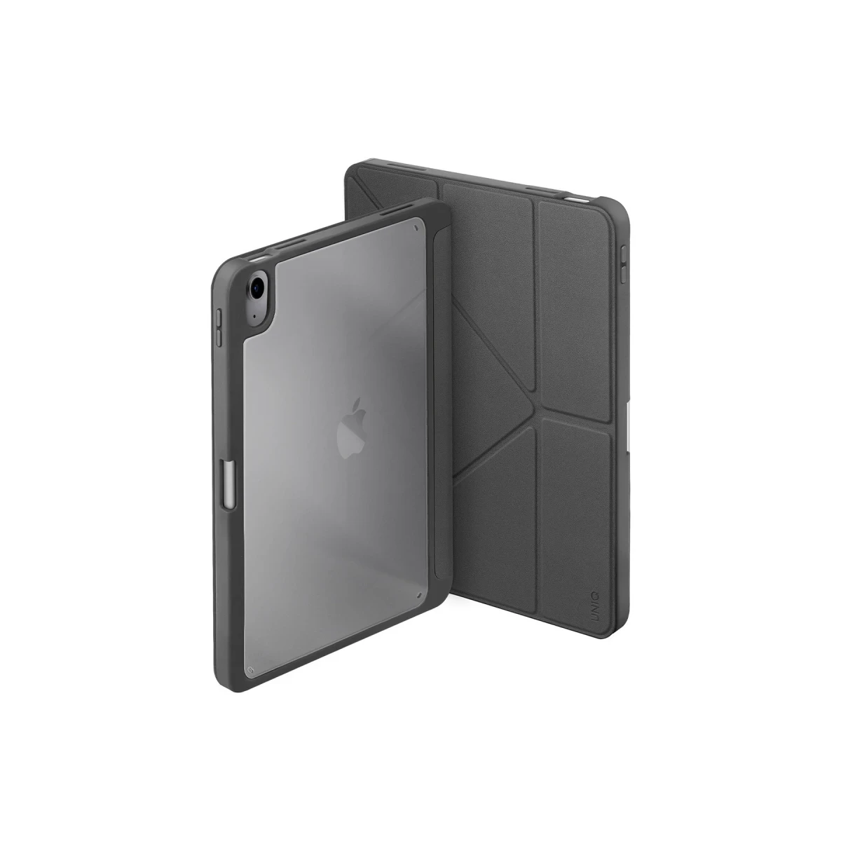 Uniq Apple iPad 2025 10.9 10.Nesil (A16) Moven Standlı Tablet Kapak - Gri