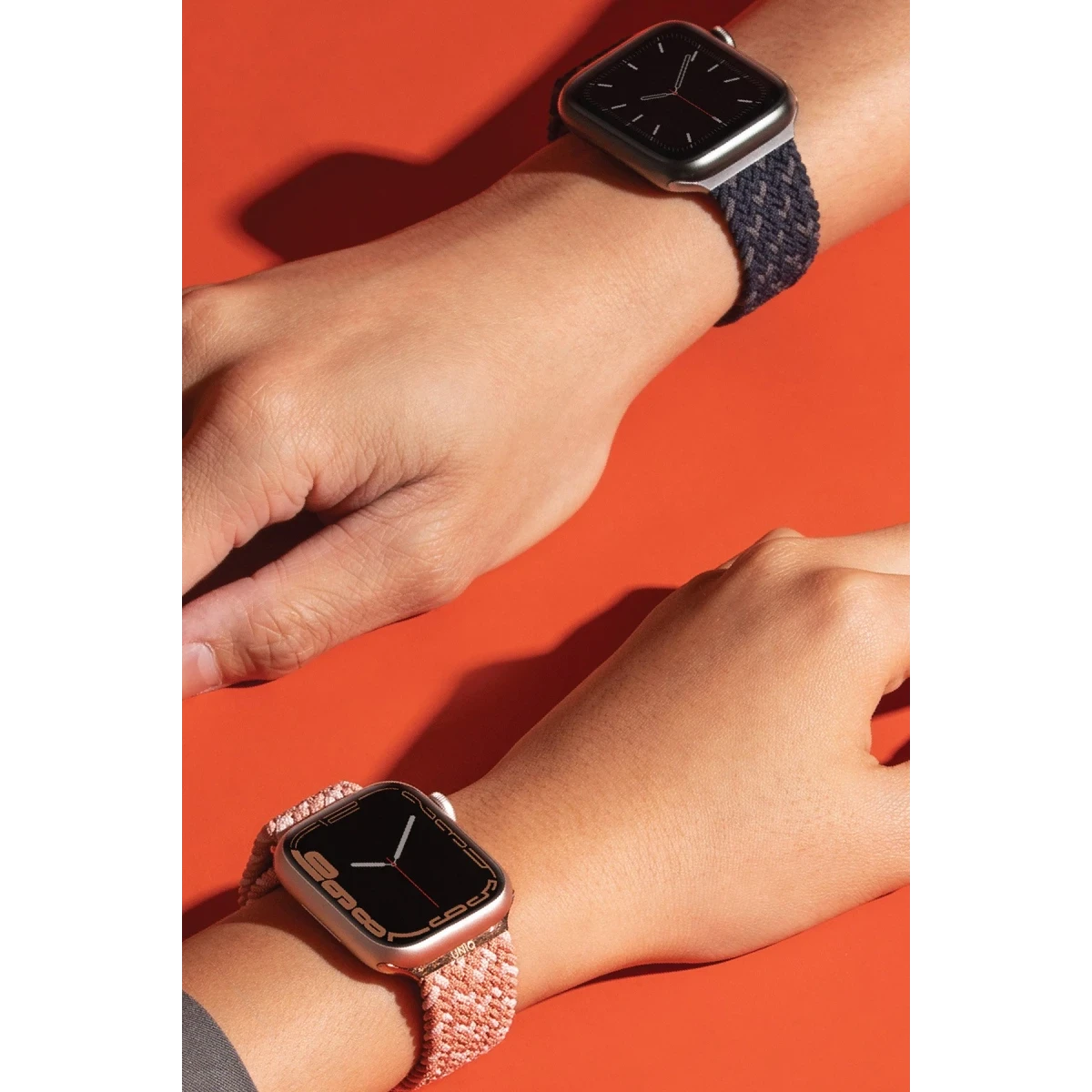 Uniq Apple Watch 41mm Aspen Designer Örgülü Kordon - Mavi