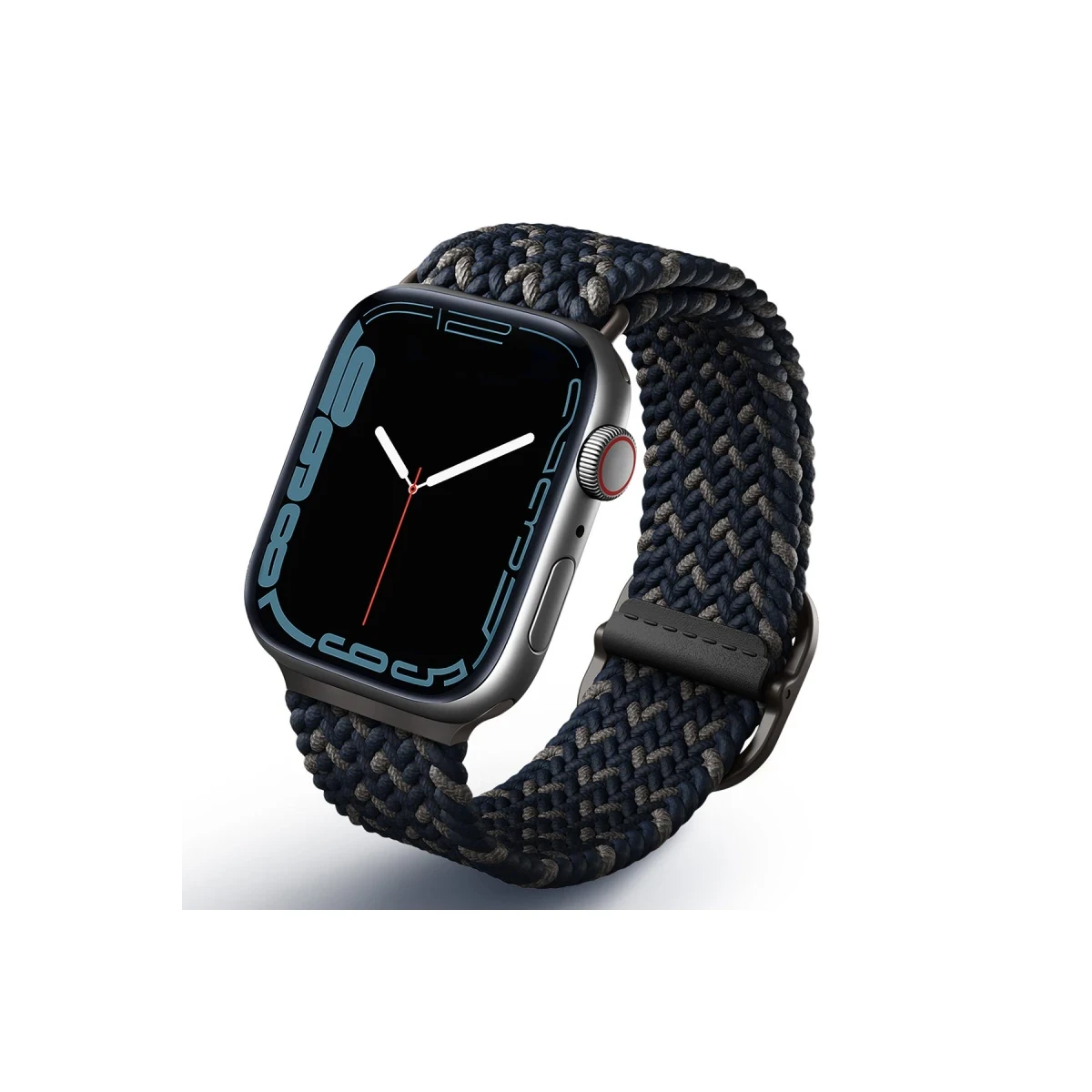 Uniq Apple Watch Ultra 49mm Aspen Designer Örgülü Kordon - Lacivert